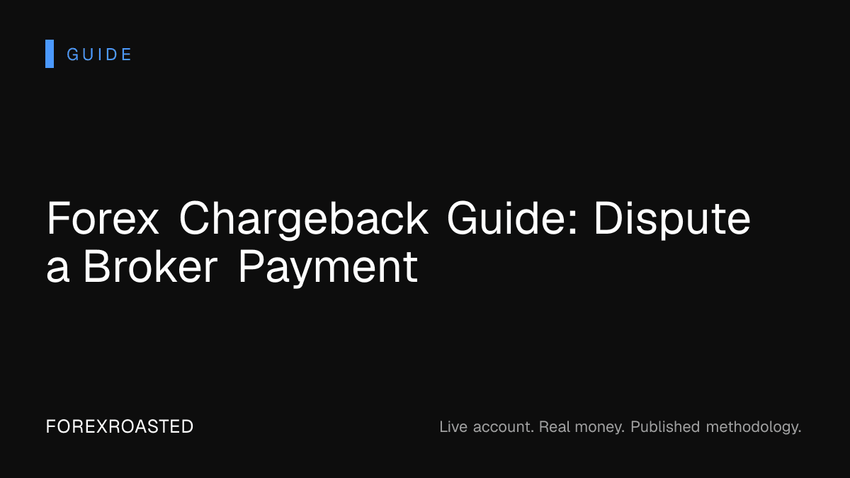 Forex chargeback process: qualifying grounds, the 120-day window and the evidence a bank asks for.