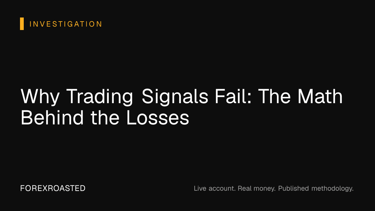 Why Trading Signals Will Never Make You Rich (And the Math Proves It)