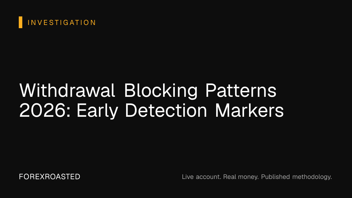 Operational map of withdrawal blocking patterns and early detection markers across broker payout pipelines.